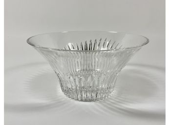 Large Unmarked Crystal Bowl