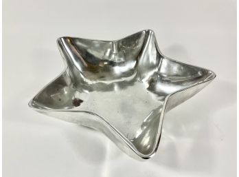 Solid Aluminum Star Catch-all/centerpiece Bowl