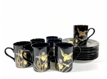 Fitz & Floyd Tea/coffee Set - Cups & Plates