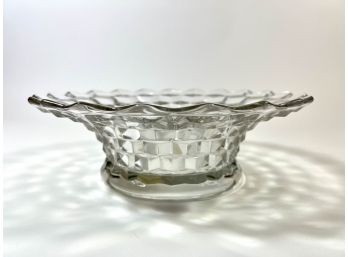 Cubist Glass Punch/Fruit Bowl