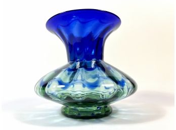 Unmarked Blown Art Glass Vase