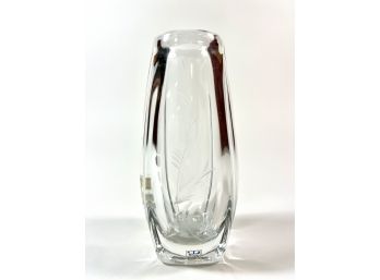 Kosta Crystal Art Glass Vase - Sweden