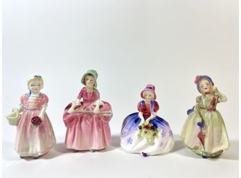 (4) Royal Doulton Porcelain Figurines