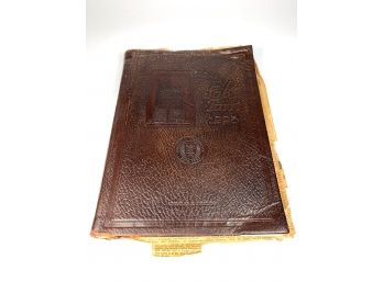 1925 Boston College Leather Yearbook