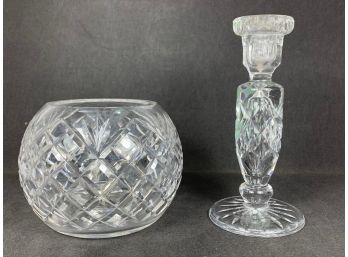 Unmarked Waterford Style Crystal Lot