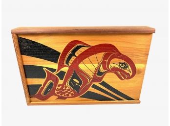 Box With Fish Painting