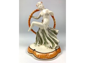 Art Deco Porcelain Figural Sculpture