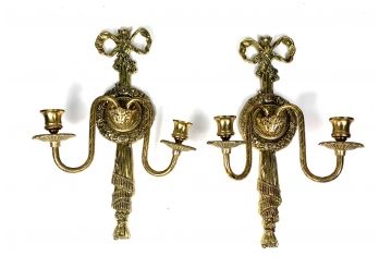 Antique Brass Wall Sconces