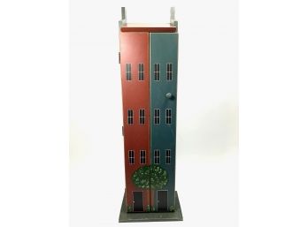 Functional Painted Chimney Cabinet
