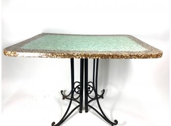 1950s Abalone Resin Bistro Table