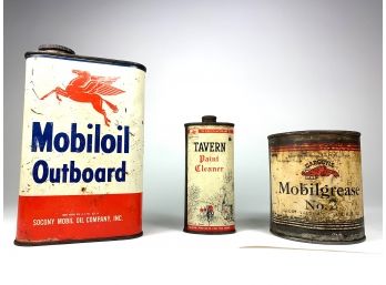 Great Antique Lot Of Mobil Advertising