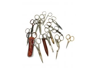 Lot Of Antique Scissors