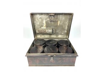 Antique Spice Box & Containers