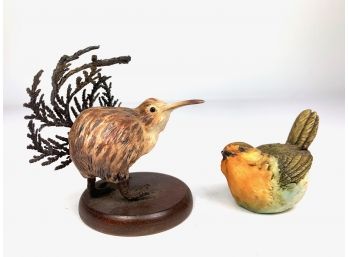 Pair Of Bird Sculptures