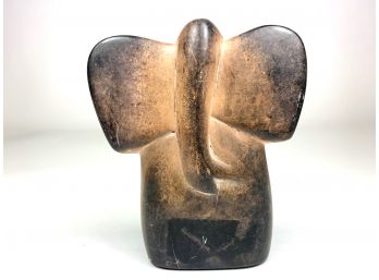 Stone Elephant Sculpture