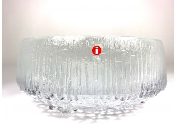 Iitalia Art Glass Bowl Made In Finland