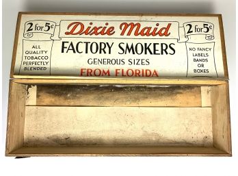 Dixie Maid Cigar Box