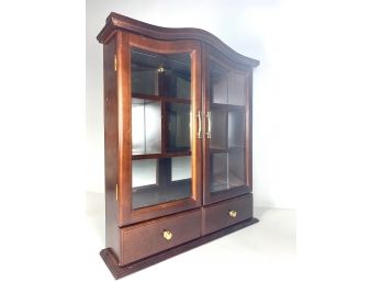Wall-Mounted Curio Cabinet