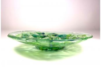 Blown Art Glass Dish