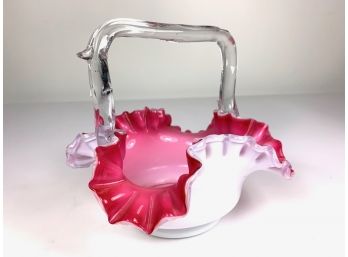 Blown Ribbon Glass Bowl