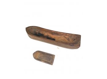 Hand Carved Wooden Boats