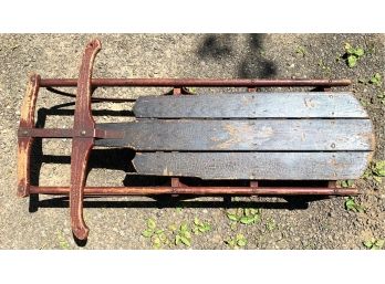 Antique Wooden Sled - Very Solid