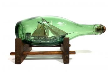 Antique Ship In A Bottle