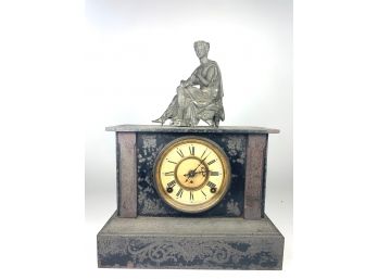 Victorian Mantle Clock - F. Kroeber - Very Heavy