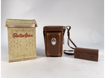 Rolleiflex Camera - Original Case, Lenses & Box
