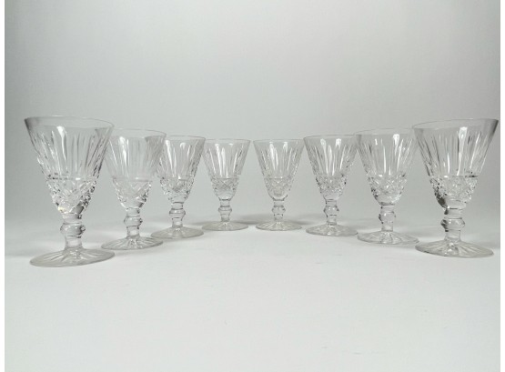Set Of 8 Waterford Crystal Goblets