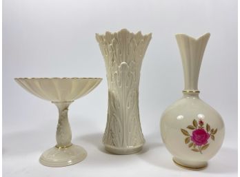 3 Pieces Of Lenox Porcelain