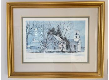 Roger Epply Pencil Signed Print - CT Shoreline Artist