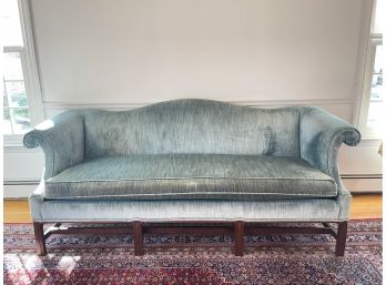 Clyde Pearson Chippendale Camelback Sofa