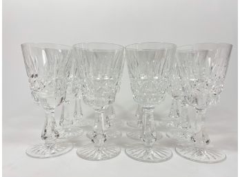 Set Of 12 Waterford Crystal Goblets - Kylemore Pattern