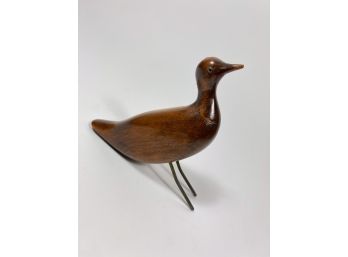 Solid Wood Bird Sculpture
