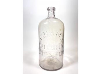 Antique Bottle - Ishams 'californias Water Of Life'