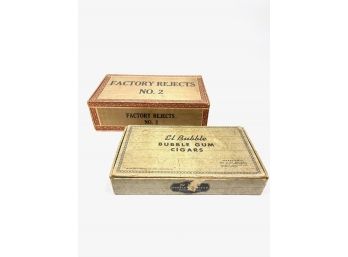 Vintage Cigar Boxes (2)
