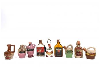 Vintage Miniature Liquor Bottles/jugs