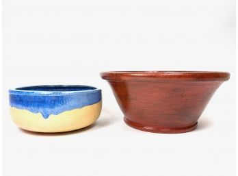 Artist Signed Studio Pottery Bowls