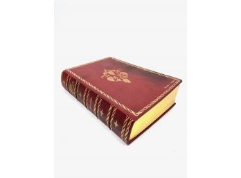 Leather Bound Bordeaux Wine Book