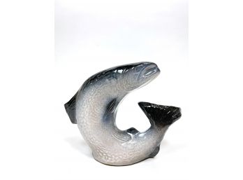 Icelandic Fish Art Pottery Sculpture