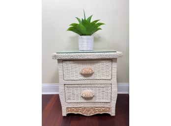 2-drawer Wicker Stand (A1)