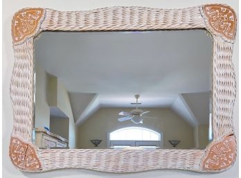 Wicker Wall Mirror (A)