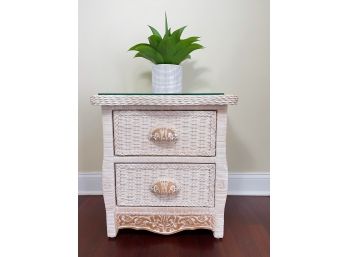 2-Drawer Wicker Stand (A2)