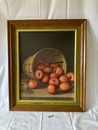 Basket Of Apples Picture Frame 25x21