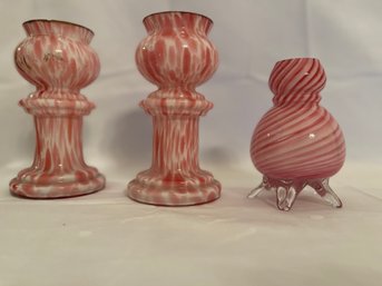 Cranberry And Pink Glass
