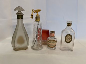 Antique Pretty Glass Bottles