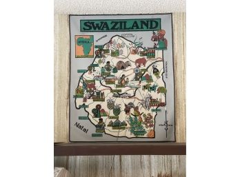 Swaziland Fabric Print And 4x6 Painted Fabric
