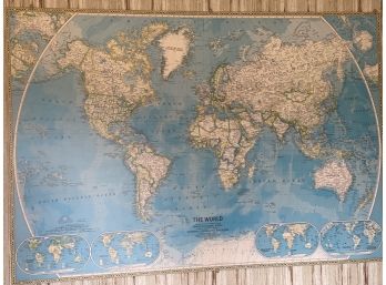 1983 Large World Map