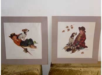 Norman Rockwell Matted Prints